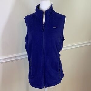 VINEYARD VINES Zip Up Pocket Fleece Vest S